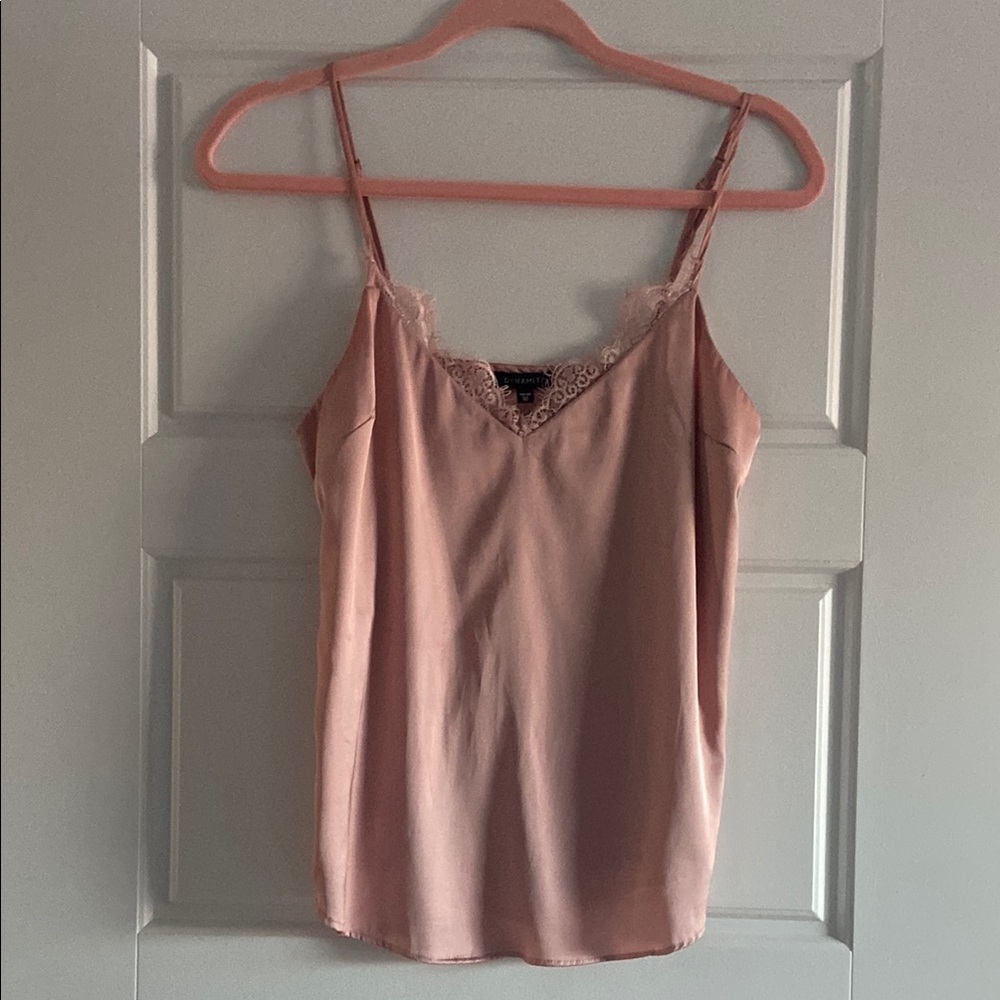 Dynamite Pink Fitted Camisole Sleeveless Top